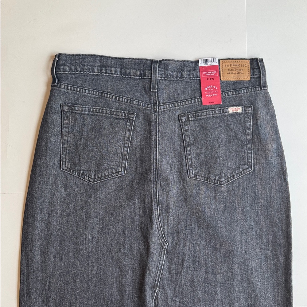 Women’s Levi's Dark Charcoal Gray Denim Collection Maxi Skirt READ DESCRIPTION - Picture 13 of 16